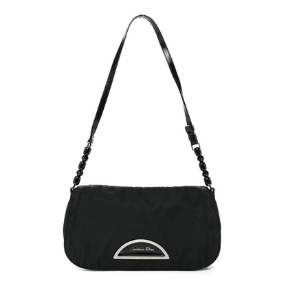 Nylon Malice Shoulder Bag Black