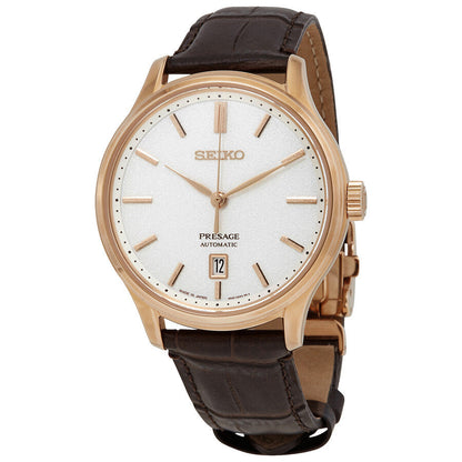 Seiko Men's SRPD42J1 Presage White Dial Auto Watch