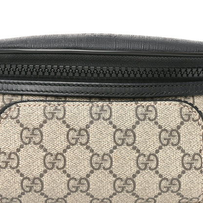 GG Supreme Monogram Belt Bag Black