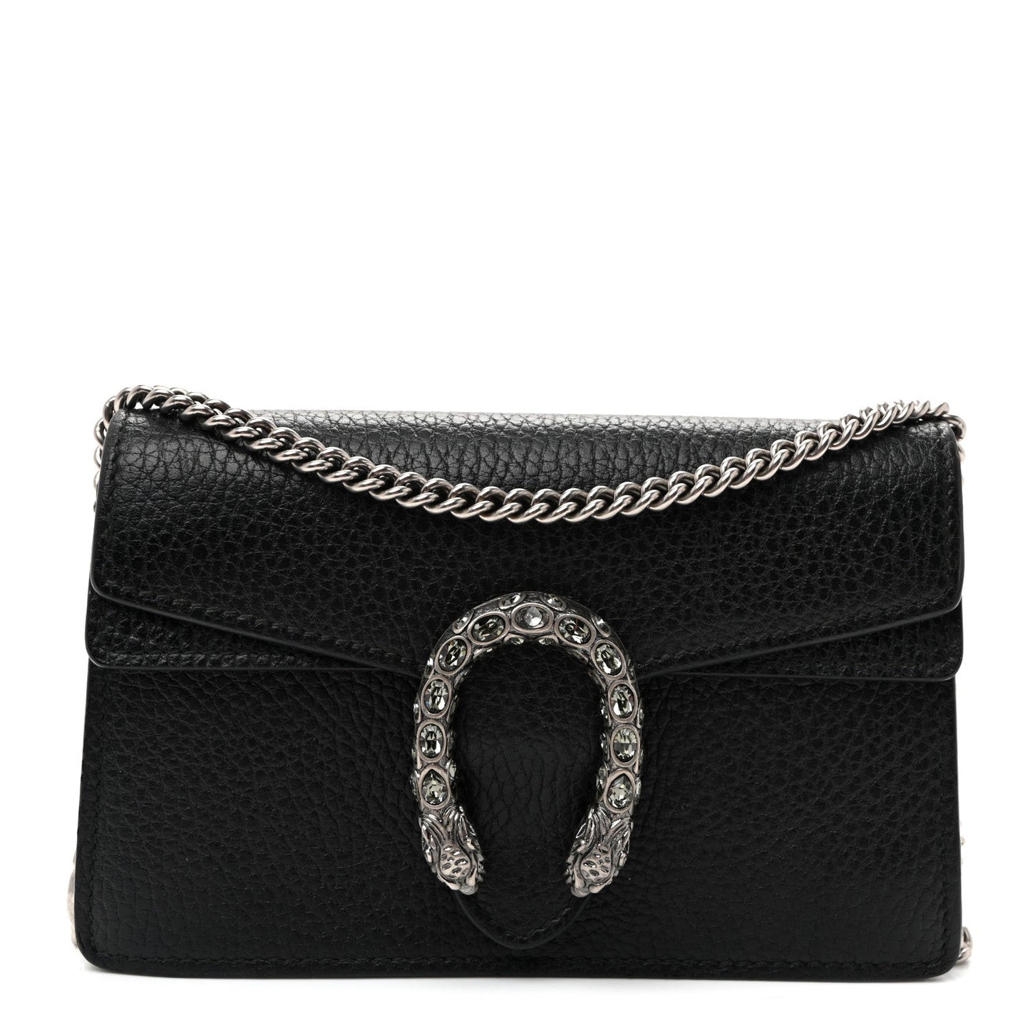 Calfskin Super Mini Dionysus Shoulder Bag Black