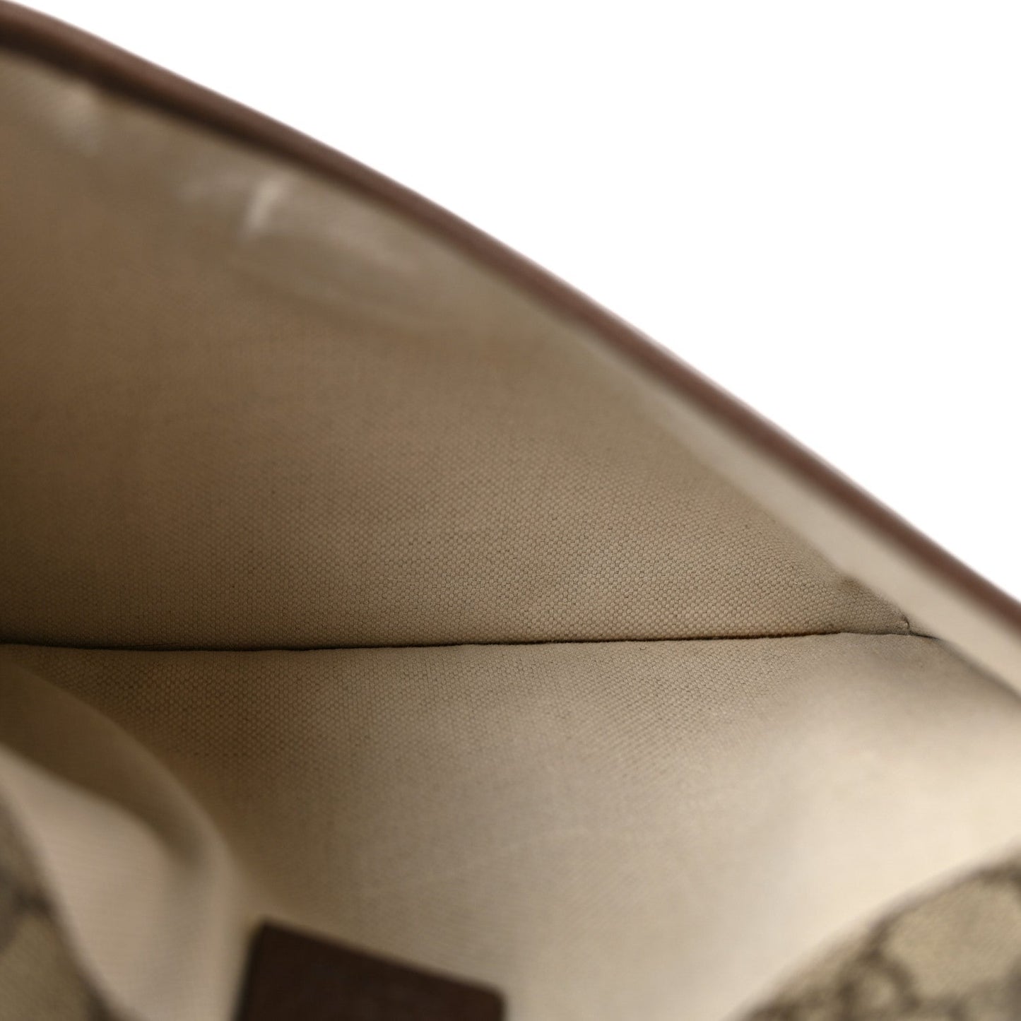 GG Supreme Monogram Neo Vintage Web Belt Bag Brown