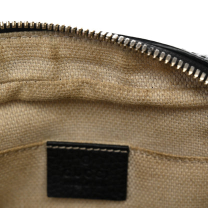 Pebbled Calfskin Small Soho Disco Bag Black