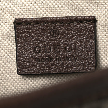 GG Supreme Monogram Neo Vintage Web Belt Bag Brown Brown