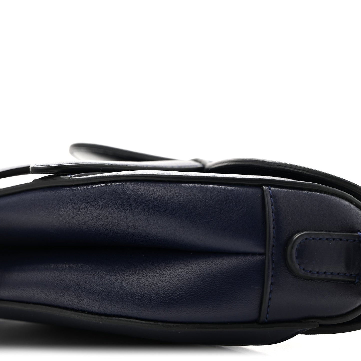 Calfskin Mini Saddle Bag Blue