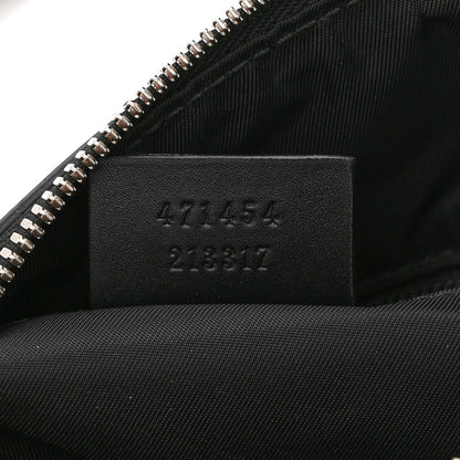 GG Supreme Monogram Web Messenger Bag Black