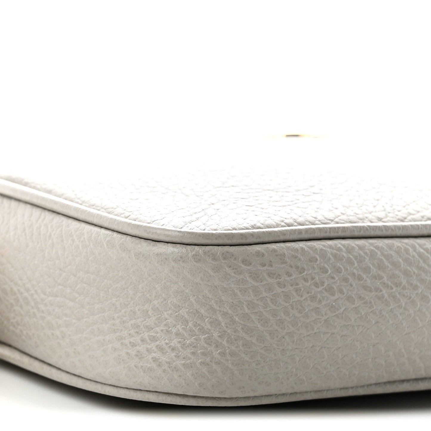 Dollar Calfskin Super Mini GG Marmont Chain Shoulder Bag Deep Grey