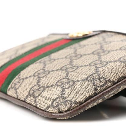 GG Supreme Monogram Web Ophidia Utility Belt Bag  85 34 Beige Ebony New Acero
