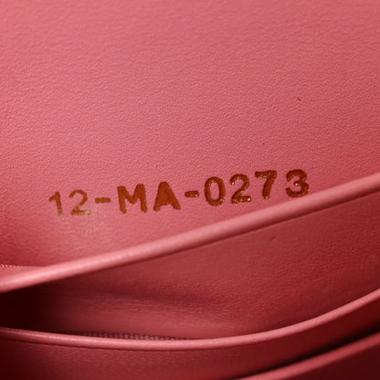 Lambskin Macrocannage Mini Miss Caro Bag Pink