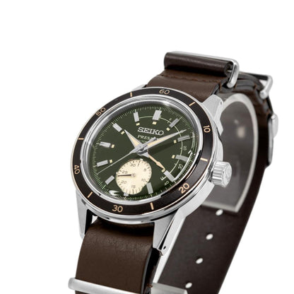 Seiko Men's SSA451J1 Presage Green Dial Watch