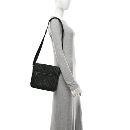 Guccissima Signature Small Messenger Bag Black