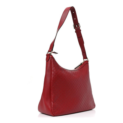 Microguccissima Shoulder Bag Red