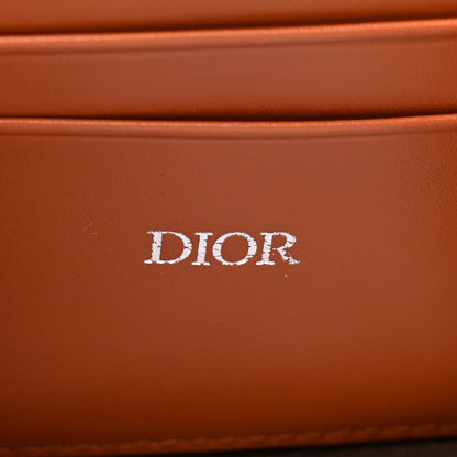 Calfskin Cosmo Laser Cut Cannage Mini Dior Charm Bag Cognac