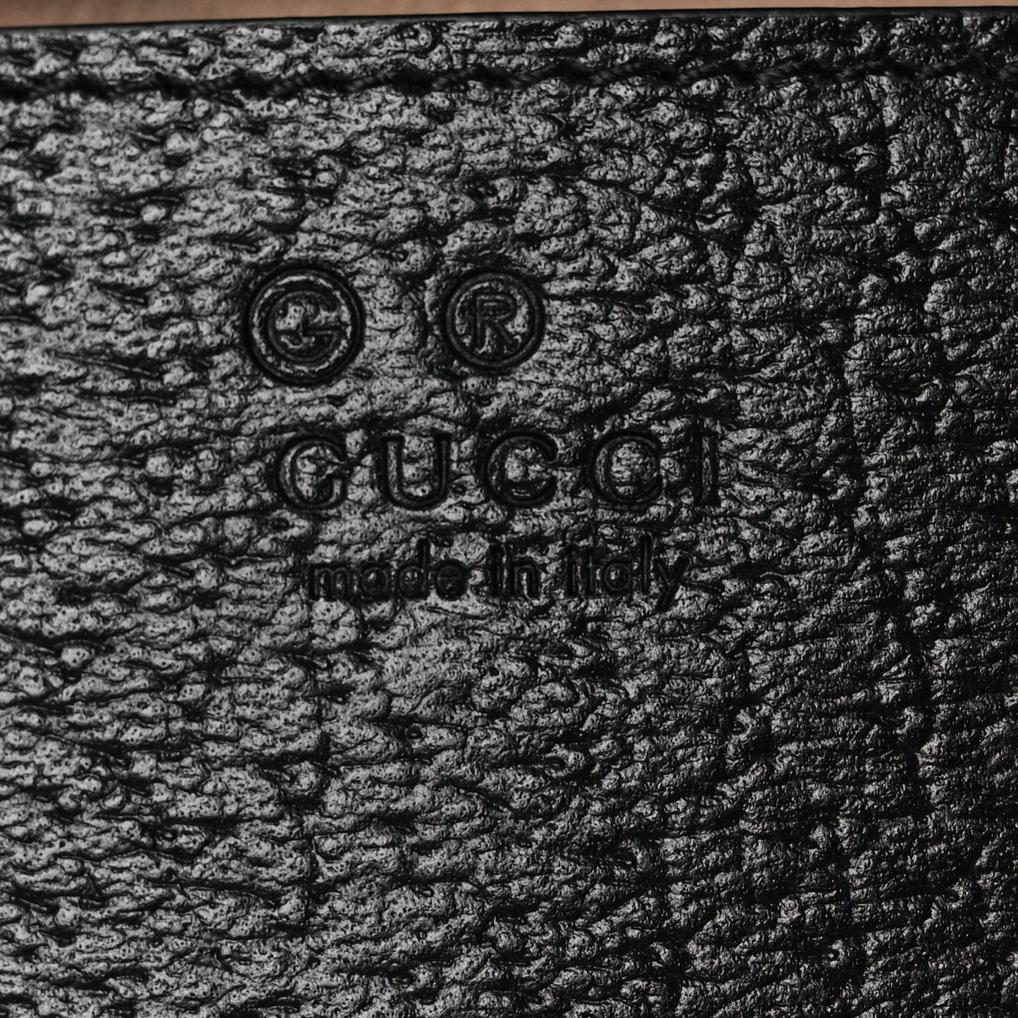 Textured Calfskin Web Small Ophidia Tote Bag Black