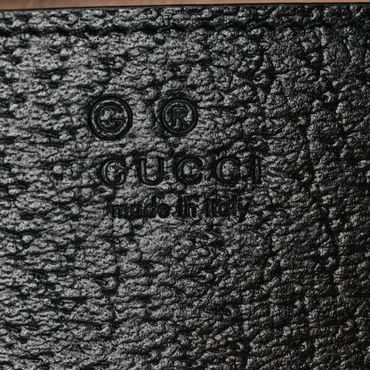 Textured Calfskin Web Small Ophidia Tote Bag Black