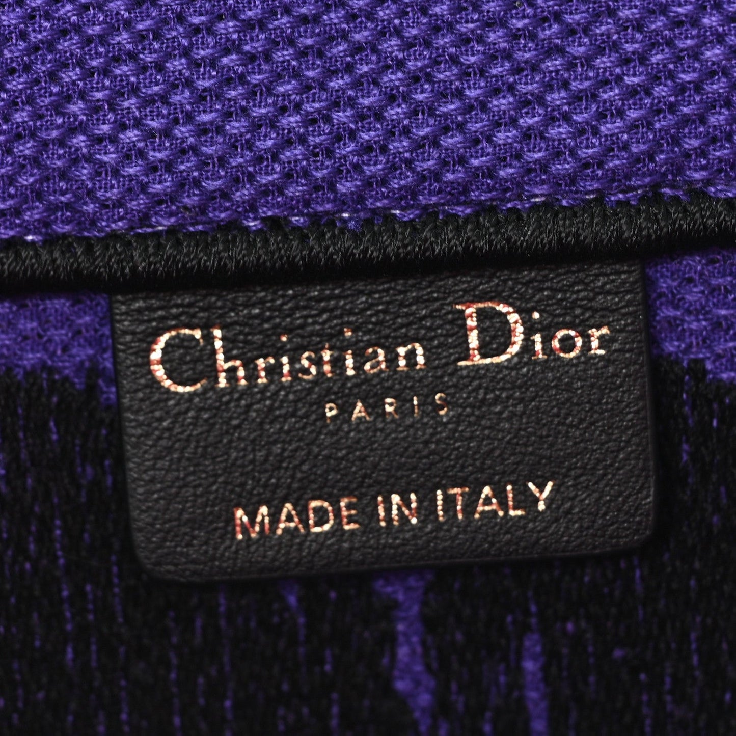 Canvas Embroidered Large Miss Dior Graffiti Book Tote Fuchsia Purple