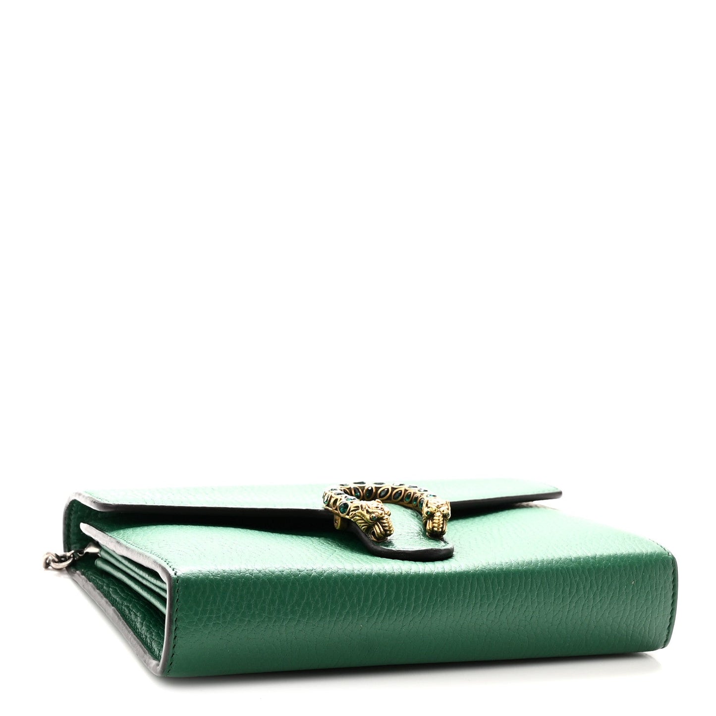 Calfskin Mini Dionysus Chain Wallet Emerald