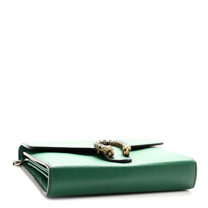 Calfskin Mini Dionysus Chain Wallet Emerald