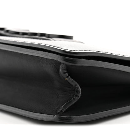 Ultra Matte Calfskin J'Adior Chain Flap Bag Black