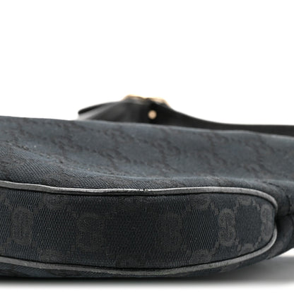 Monogram Small Jackie O Hobo Black