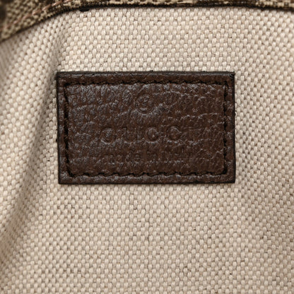 GG Supreme Monogram Neo Vintage Web Belt Bag Brown