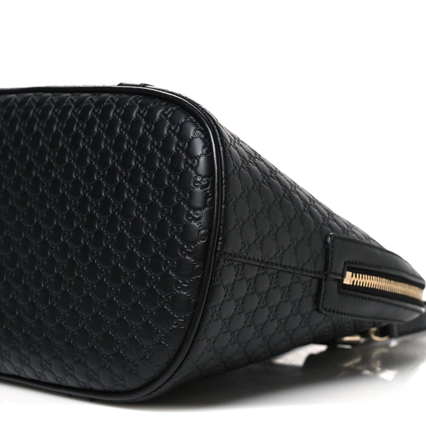 Microguccissima Medium Dome Bag Black