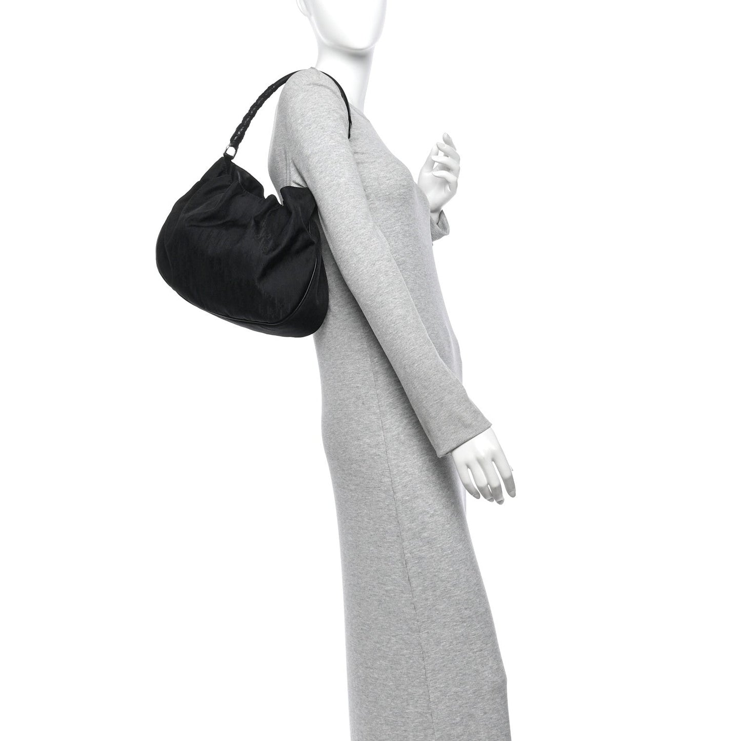 Nylon Monogram Lovely Hobo Black