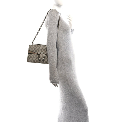 GG Supreme Monogram Small Dionysus Shoulder Bag Taupe
