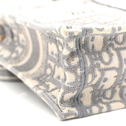 Oblique Mini Book Tote Phone Bag Grey