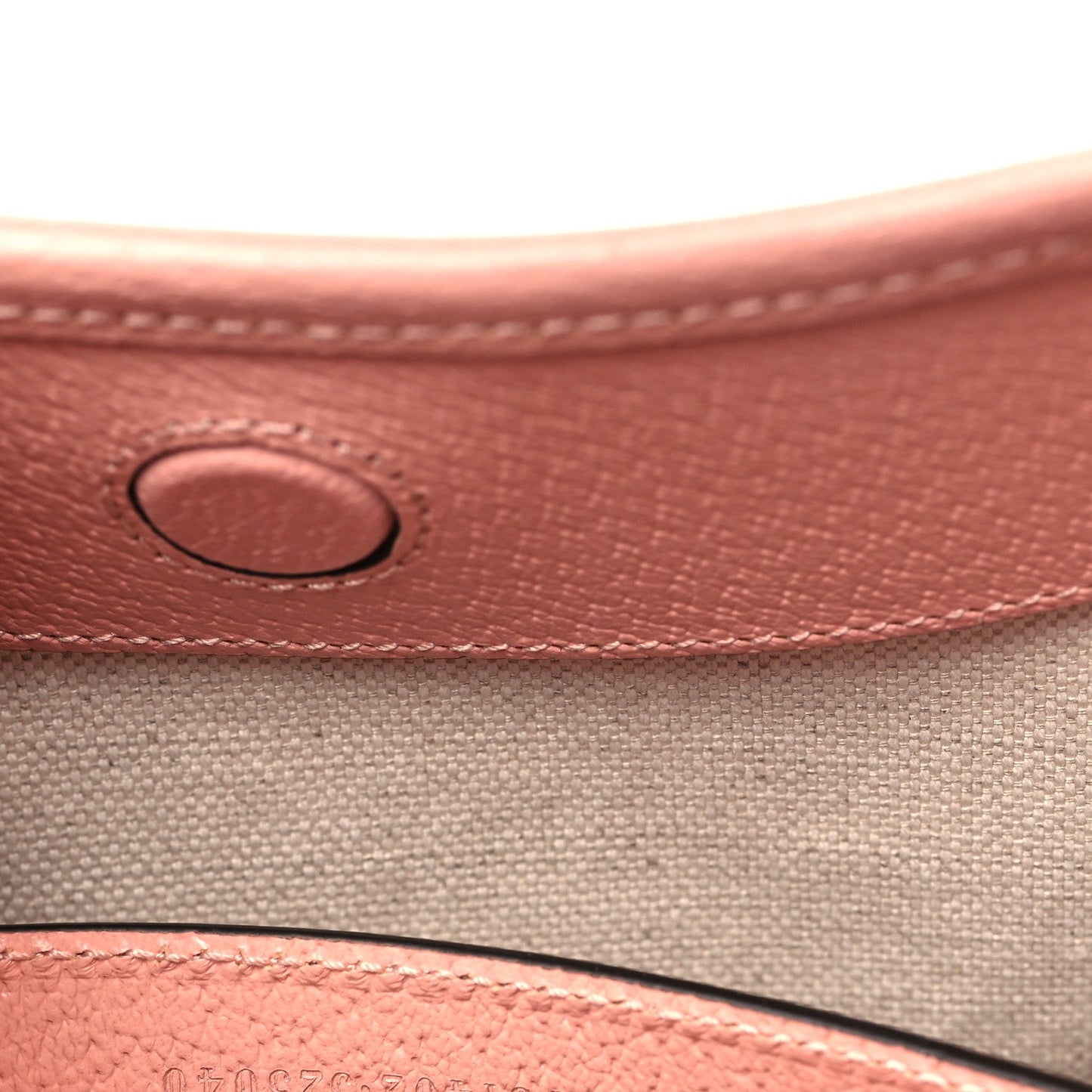 GG Supreme Monogram Textured Dollar Calfskin Web Small Ophidia Bucket Shoulder Bag Rose Pink
