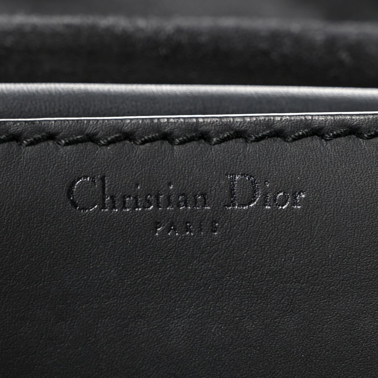 Ultra Matte Calfskin J'Adior Chain Flap Bag Black