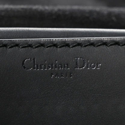 Ultra Matte Calfskin J'Adior Chain Flap Bag Black