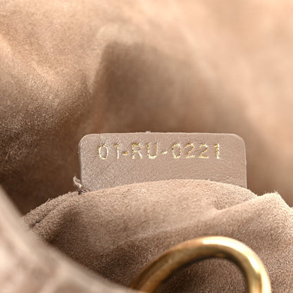 Lambskin Cannage Small My ABCDior Lady Dior Warm Taupe