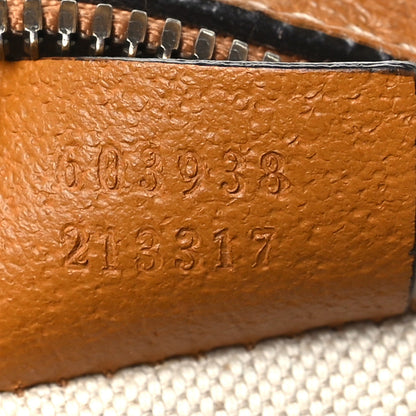 X DISNEY Mini Vintage GG Supreme Monogram Mickey Mouse Round Shoulder Bag Beige Vintage Sun Oil