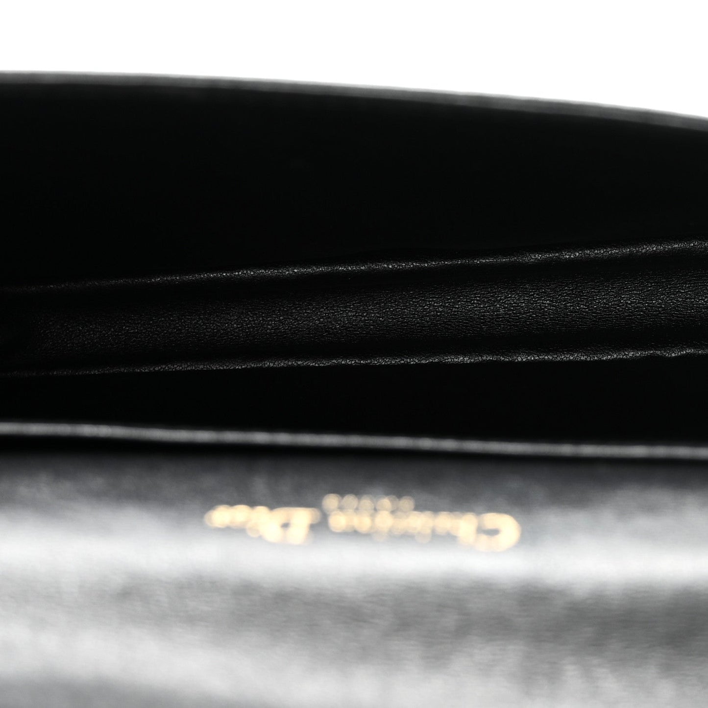 Lambskin Cannage Lady Dior Pouch Black