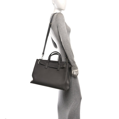 Icons Calfskin Medium Normandie Tote Grey