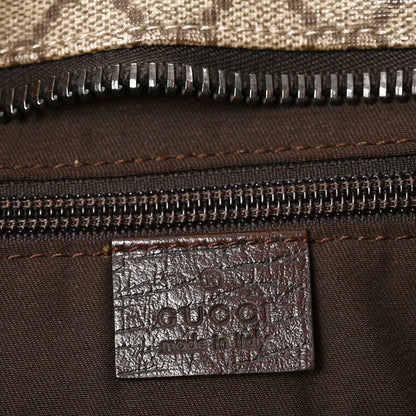 GG Supreme Monogram Vertical Tote Dark Brown