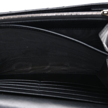 Calfskin Matelasse GG Marmont Chain Wallet Black