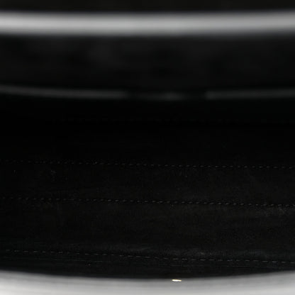 Box Calfskin Medium Bobby Flap Black