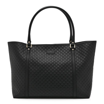 Microguccissima Medium Joy Tote Black