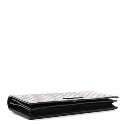 Microguccissima Crossbody Wallet Black