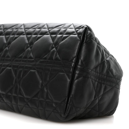 Calfskin Macrocannage Large Toujours Black