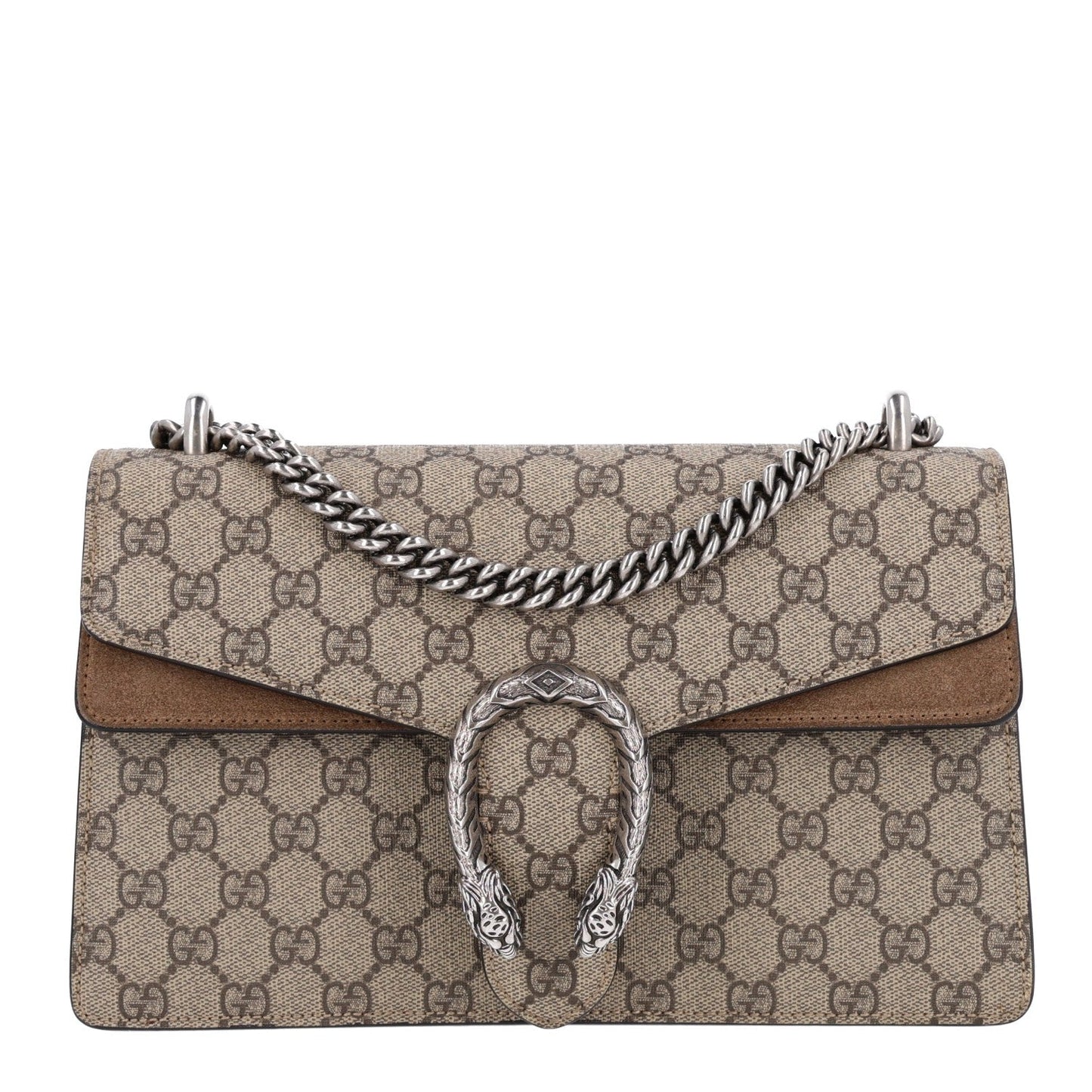 GG Supreme Monogram Small Dionysus Shoulder Bag Taupe