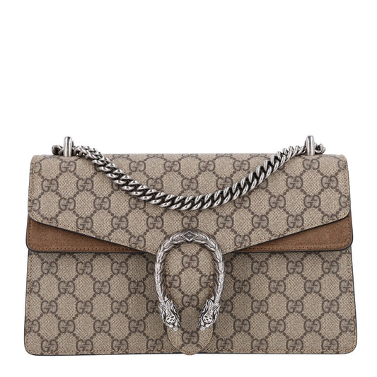 GG Supreme Monogram Small Dionysus Shoulder Bag Taupe