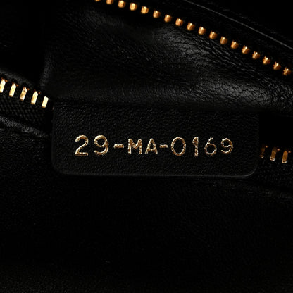 Smooth Calfskin 30 Montaigne Flap Bag Black