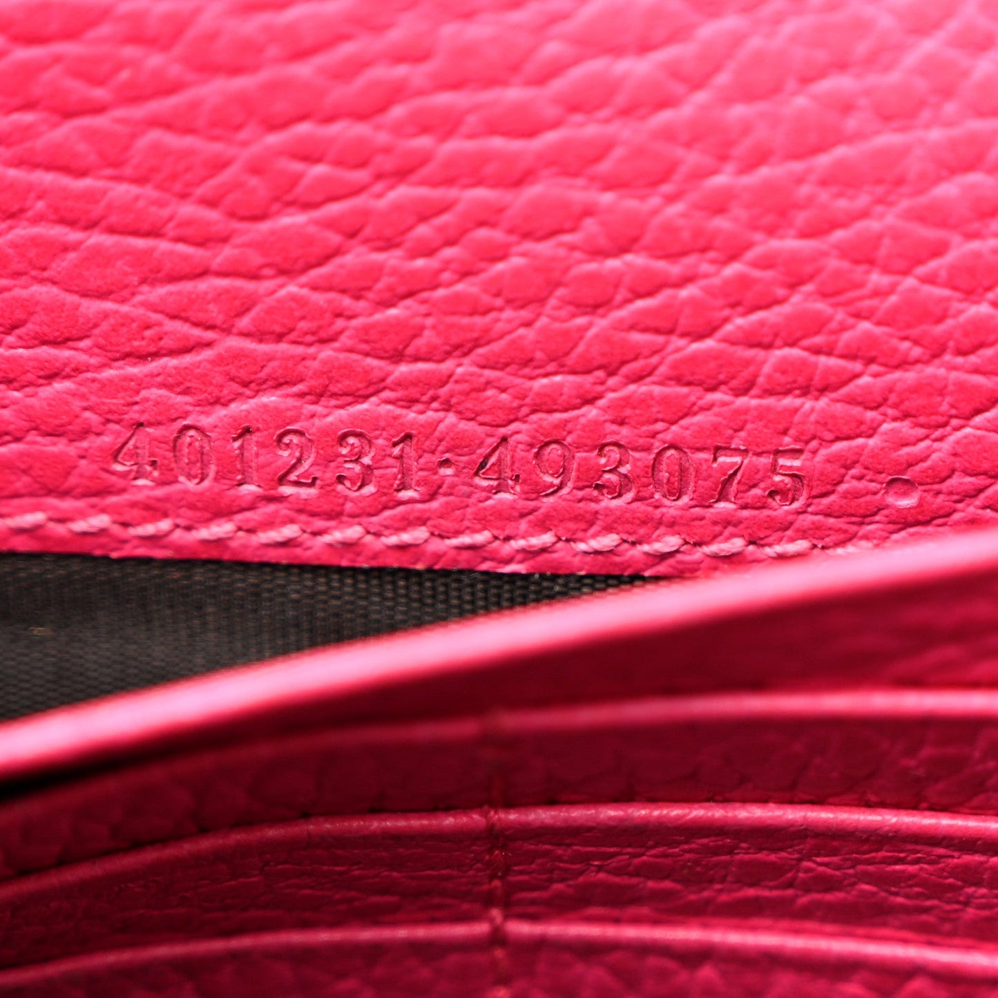 Dollar Calfskin Crystal Mini Dionysus Chain Wallet Box Pink