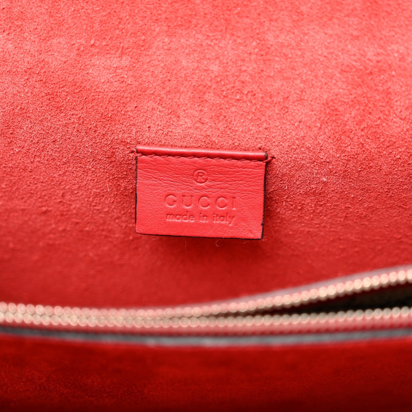 GG Supreme Monogram Small Dionysus Shoulder Bag Red