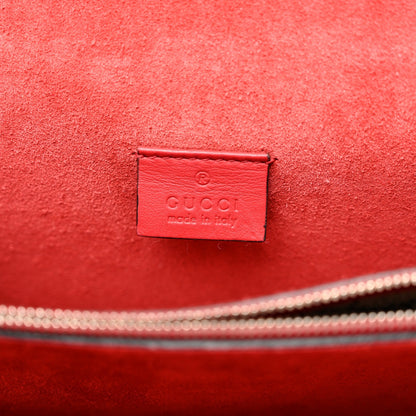GG Supreme Monogram Small Dionysus Shoulder Bag Red