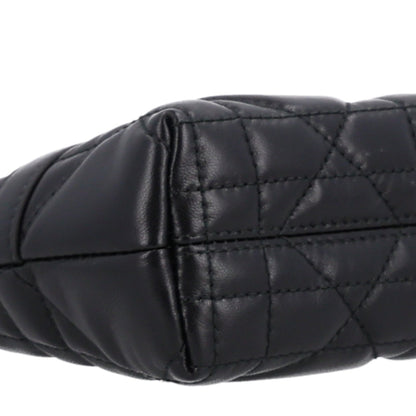 Calfskin Macrocannage Miss Caro Mini Hobo Bag Black
