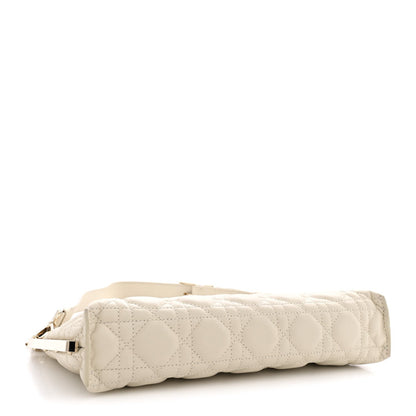 Lambskin Cannage Dior Club Bag  Dusty Ivory