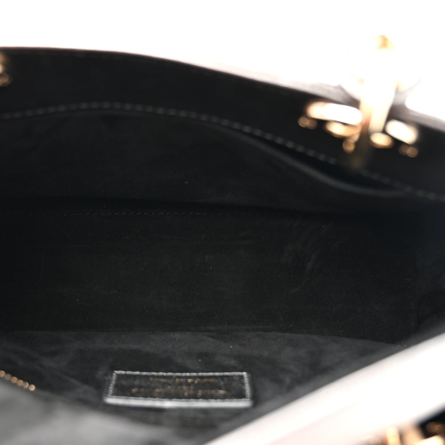 Metallic Lambskin Cannage Small My ABCDior Lady Dior Dark Silver